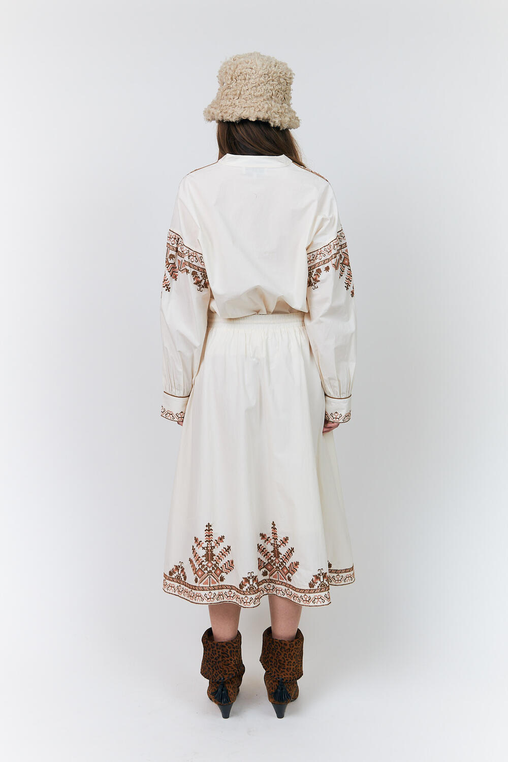 LuciaLL skjortebluse - 02 Creme
